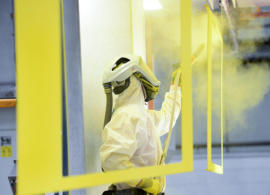 Prašno barvanje kovinskih izdelkov in polizdelkov v Ljubljani