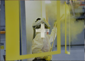 Prašno barvanje kovinskih izdelkov in polizdelkov v Ljubljani