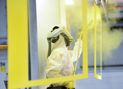 Prašno barvanje kovinskih izdelkov in polizdelkov v Ljubljani