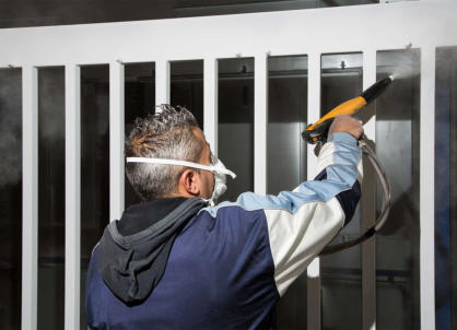 Prašno barvanje kovinskih izdelkov in polizdelkov v Ljubljani