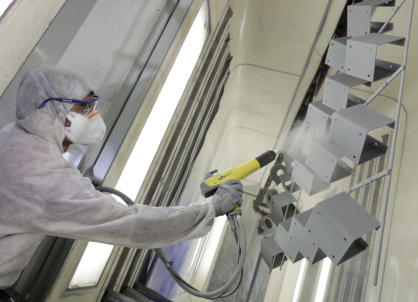 Prašno barvanje kovinskih izdelkov in polizdelkov v Ljubljani