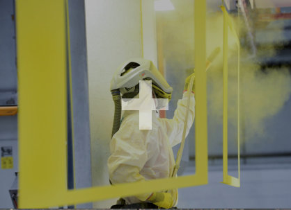 Prašno barvanje kovinskih izdelkov in polizdelkov v Ljubljani