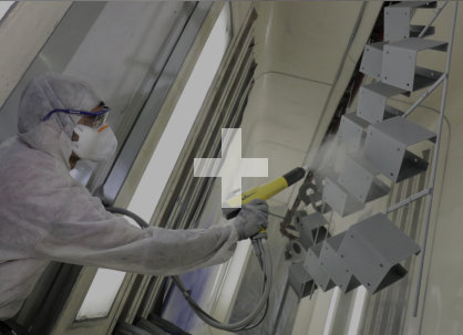 Prašno barvanje kovinskih izdelkov in polizdelkov v Ljubljani