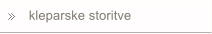 kleparske storitve