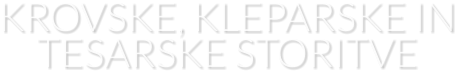 KROVSKE, KLEPARSKE IN TESARSKE STORITVE