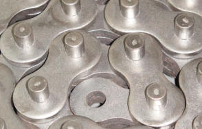 Metal conveyor chains