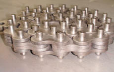 Metal conveyor chains